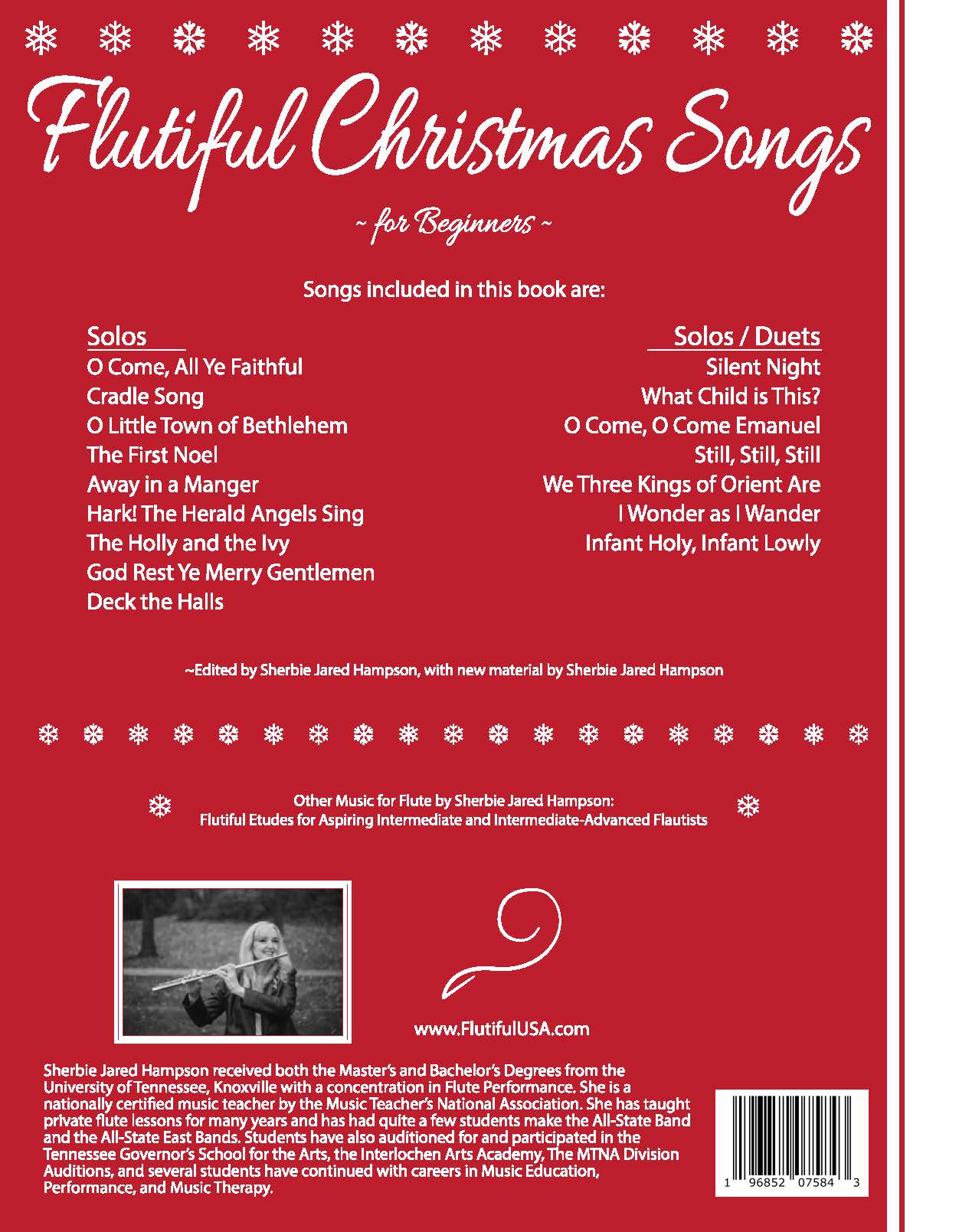 Flutiful Christmas Songs for Beginners (Book)