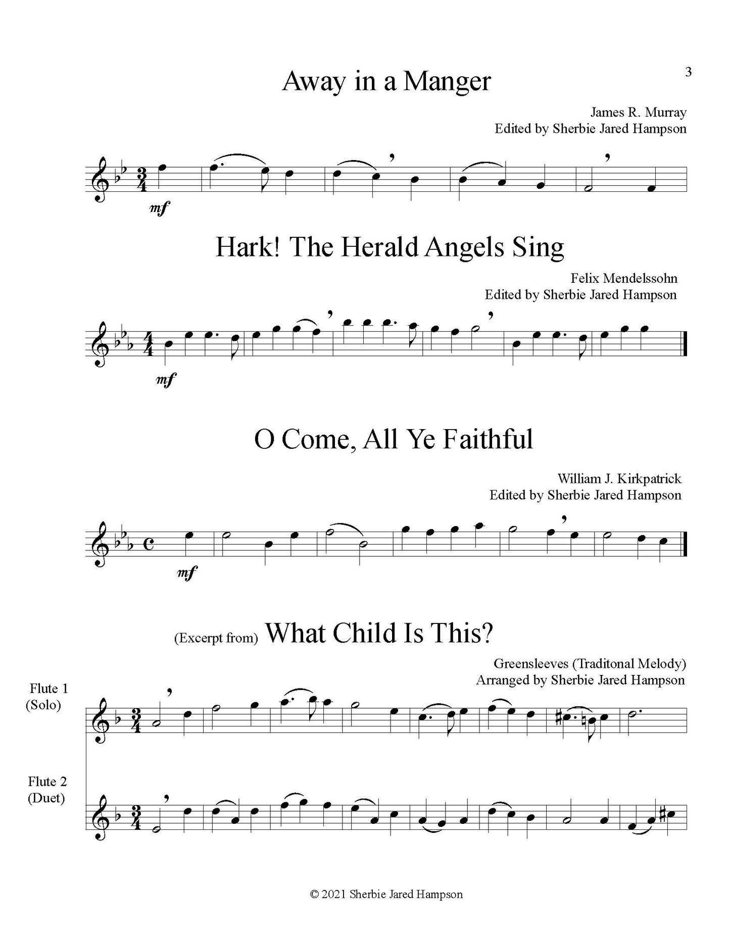 Flutiful Christmas Songs for Beginners (Digital)